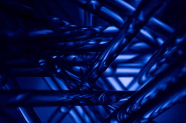 Karanlıkta parlayan optik fiber