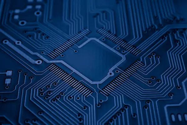 Baskılı devre. Rayların yerleşimi. PCB Elektronik