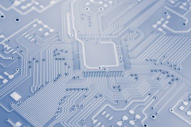Baskılı devre. Rayların yerleşimi. PCB Elektronik