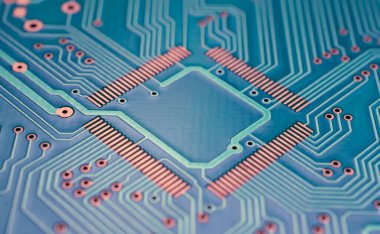 Baskılı devre. Rayların yerleşimi. PCB Elektronik