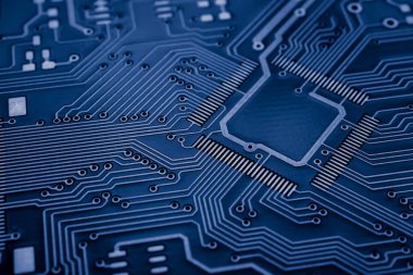 Baskılı devre. Rayların yerleşimi. PCB Elektronik