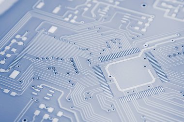 Baskılı devre. Rayların yerleşimi. PCB Elektronik