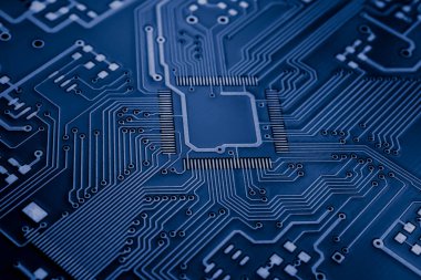 Baskılı devre. Rayların yerleşimi. PCB Elektronik