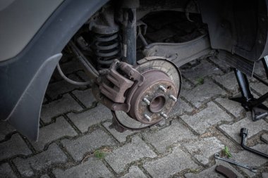 Fren diski, araba tekerleği süspansiyonu