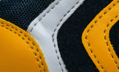 Ayakkabı deri dikişleri, arka plan ya da doku