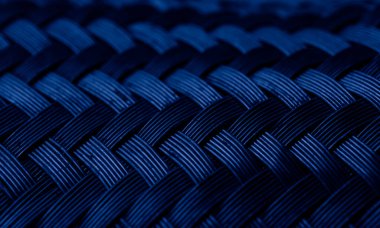 tel örgü örülmüş mavi arkaplan veya doku