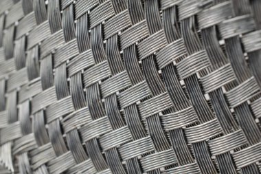 örülmüş tel örgü arkaplanı veya dokusu