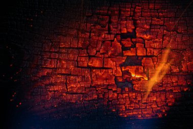 Parlayan tahta, yanan ahşap, arka plan