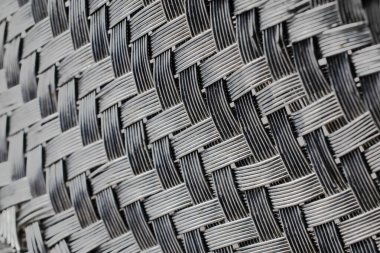 örülmüş tel örgü arkaplanı veya dokusu