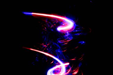 Işıkların hızlı hareketi, ışıkla boyama