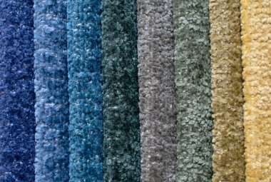 Kumaş şeritler. farklı renklerde çizgili arkaplan