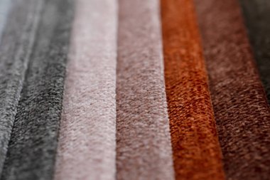 Kumaş şeritler. farklı renklerde çizgili arkaplan