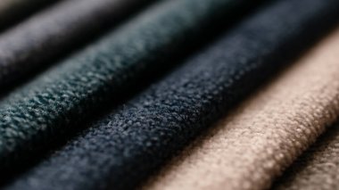 Kumaş şeritler. farklı renklerde çizgili arkaplan