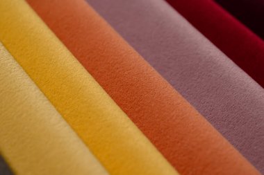 Kumaş şeritler. farklı renklerde çizgili arkaplan