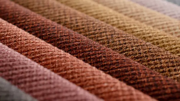 Kumaş şeritler. farklı renklerde çizgili arkaplan