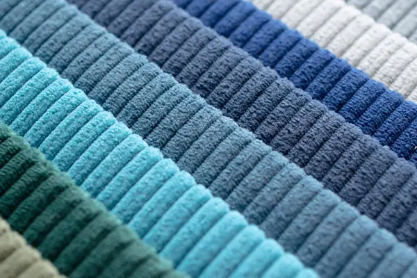 Kumaş şeritler. farklı renklerde çizgili arkaplan