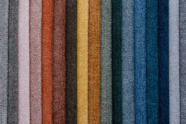Kumaş şeritler. farklı renklerde çizgili arkaplan