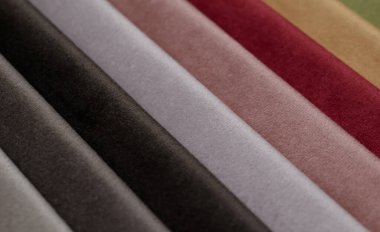 Kumaş şeritler. farklı renklerde çizgili arkaplan