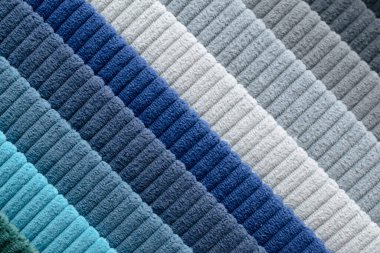 Kumaş şeritler. farklı renklerde çizgili arkaplan