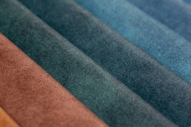 Kumaş şeritler. farklı renklerde çizgili arkaplan