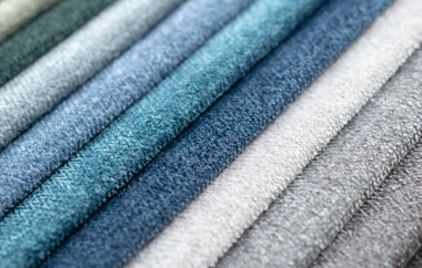 Kumaş şeritler. farklı renklerde çizgili arkaplan