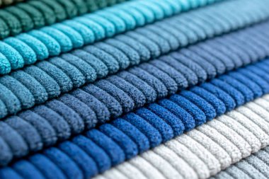 Kumaş şeritler. farklı renklerde çizgili arkaplan