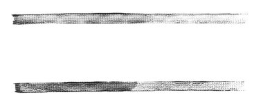 black traces of tractor tires on white background.	