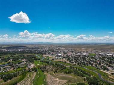 Şehrin havadan görünüşü