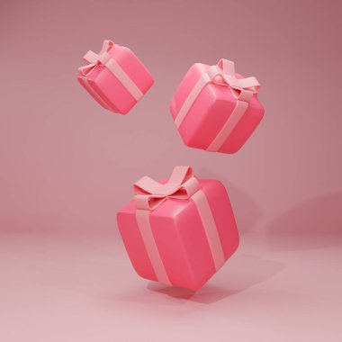 Noel hediyelerinin 3D sunucusu