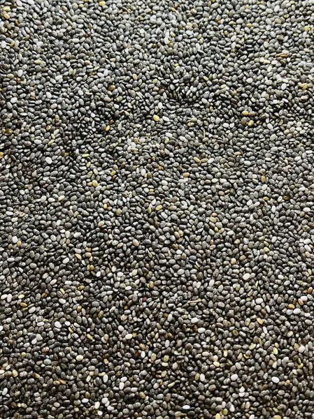 chia çekirdeği dokusu makro