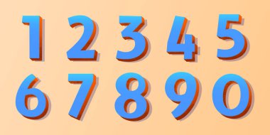 Çizgi roman renkli desenli set. 3d etkisi ve sıcak renkler.