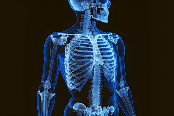 female skeleton bones anatomy