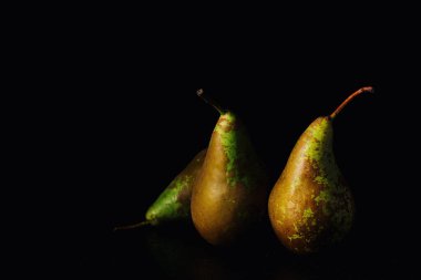 Armut konferansı siyah arkaplan üzerine.