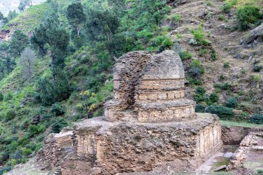 Tokar dara Budist Stupa Swat Vadisi, Pakistan