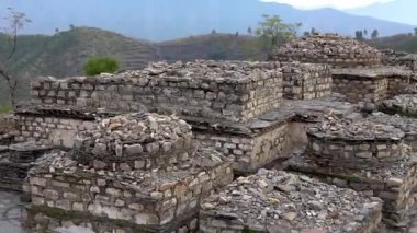Buddhist Gandhara archeology site at the Nimogram valley swat