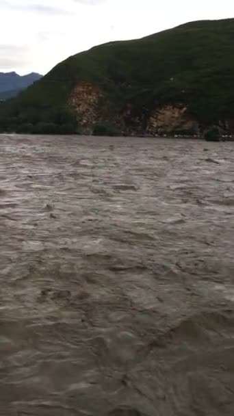 パキスタンではモンスーン性の豪雨により洪水が発生 — ストック動画