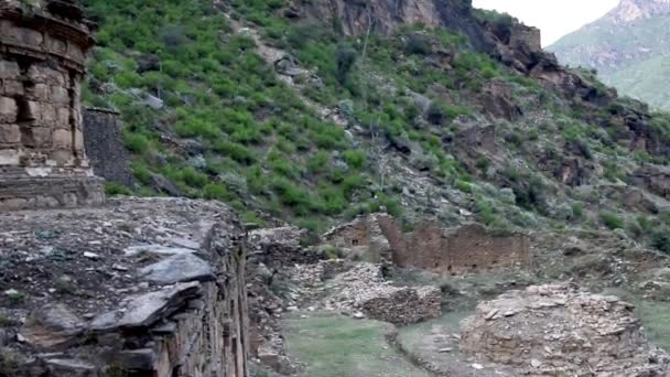 Main Site Najigram Stupa Swat Valley — Stockvideo