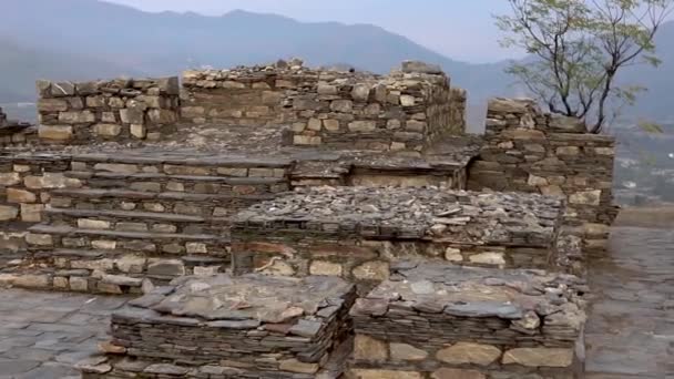 Nemogram Stupa Buddhist Gandhara Site — Stok video