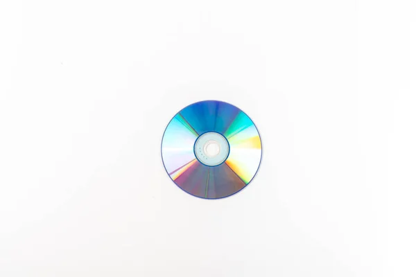 Blank Dvd Isolated White Background — 图库照片