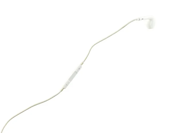 Microfono Auricolare Isolato Sfondo Bianco — Foto Stock