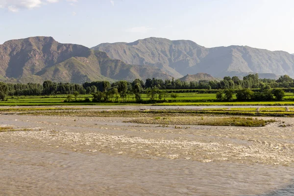 Красивый Вид Сельскую Местность Пакистана — стоковое фото