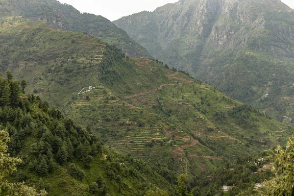 Vista Sul Paesaggio Una Montagna Valle Swat Pakistan — Foto Stock