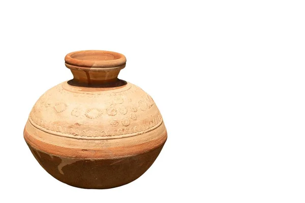 Hand Made Clay Pot Water Storage — Stock Photo, Image