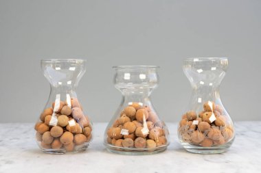 Yarı hidroponik tarımındaki kapalı bitkiler için genişletilmiş kil topakları