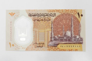 Mısır Yeni 20, 10 ve bir gölet banknotları: Pakistan - 07 Temmuz 2024.