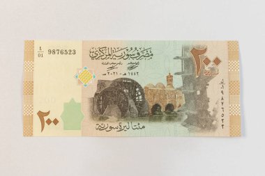 Suriye 200 pound 'luk banknotta Hama Norias yer alıyor