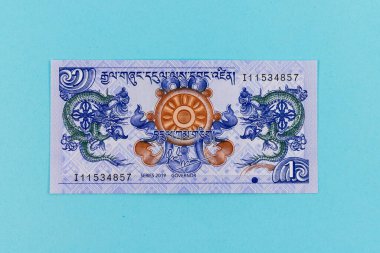 Ejderhalı Bhutan 1 Ngultrum Banknote