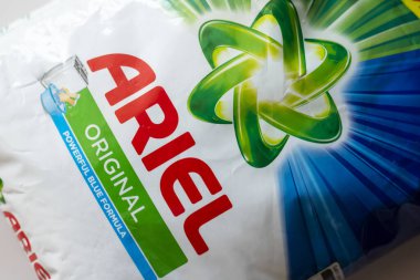 Ariel Yıkama Tozu 'nun Yakın Çekimi: Pakistan - 09 Ekim 2024.