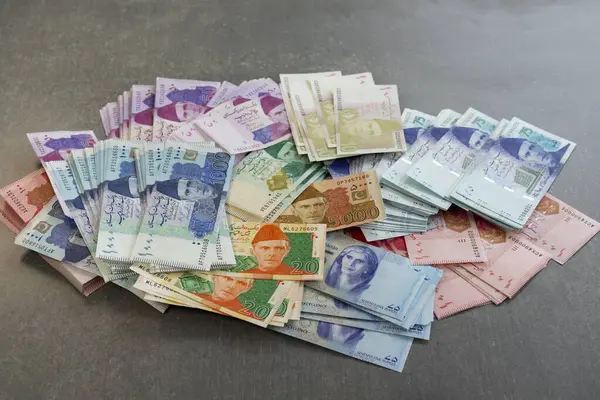 Pakistan 'ın Farklı Değer Yığını Yeni Para Birimi Notları