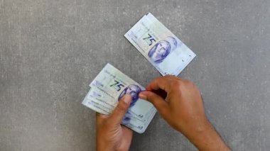 Para sayma ve biriktirme kavramı. Evdeki birikimleri. Beklenmedik harcamalar için bütçe ve para ayırmak.